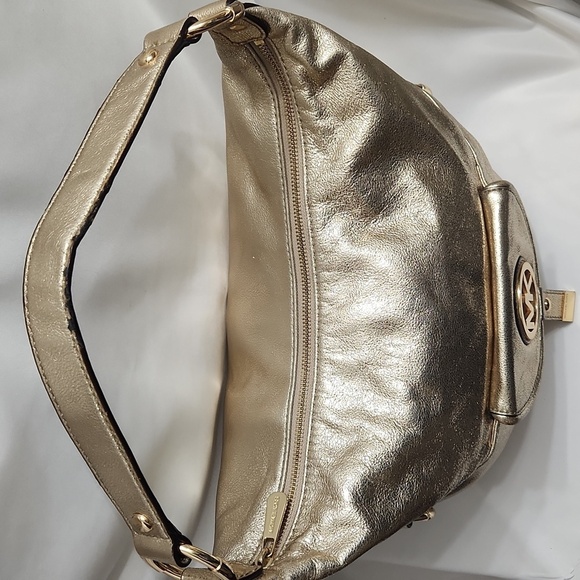 MICHAEL Michael Kors Gold Shoulder Bag - Picture 3 of 16